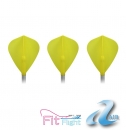 Cosmo Flight Set (3 pcs) Fit AIR Kite Polyester yellow