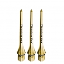26 mm Dartspitze Steel (3 Stk) Titanium Pro gold 2BA