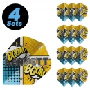 4 Flight (12 Stück) Standard Leighton Bennett "Boom Boom"
