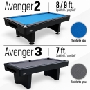 Billiard table Avenger Pool black