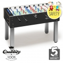 Fussballtisch Garlando G500 Evolution, Glasspielfeld, Safety-Stangen