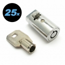 Lock key alike T-Handle inner cylinder lock