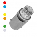 Pinball LED with BA9S socket 6 Volt various colors