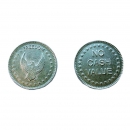 Token iron nickel plated 25 x 1.75 mm 100 pcs.
