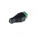 Socket DC supply male 5.5/2.1-2.5mm 5.5mm 2.1mm THT 5A 12VDC